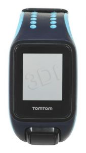 Tomtom Zegarek sportowy Runner 2 Cardio+Music+HP L stalowoniebieski/ciemnobłękitny