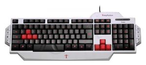 Aerocool Klawiatura przewodowa Templarius Arma biało-czarna
