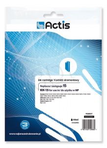 Actis KH-15 tusz czarny do drukarki HP (zamiennik HP 15 C6615N) Standard
