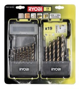Zestaw wierteł Ryobi RAK19HSS (do metalu)