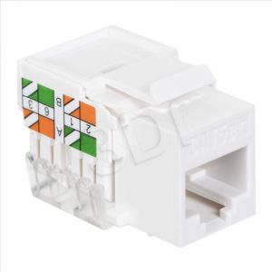 Gniazdo RJ45 kat.5e UTP Telegartner białe