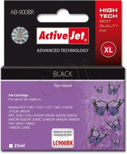 ActiveJet AB-900BR tusz czarny do drukarki Brother (zamiennik Brother LC900BK) Premium