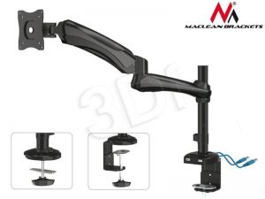 Uchwyt biurkowy do monitora Maclean MC-669B 13-27 9kg