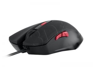 Mysz przewodowa Natec optyczna Genesis G22 2400dpi czarno-czerwona