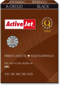ActiveJet A-OKI320 taśma Czarny do drukarki Oki (zamiennik Oki  9002303) Supreme