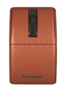 Mysz bezprzewodowa Lenovo laserowa N70 1200dpi pomarańczowa