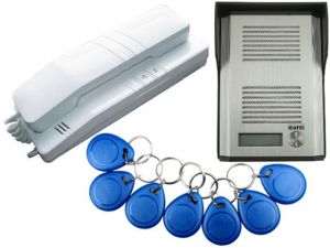 domofon eura adp-41a3 1-rodzinny z czytnikiem rfid  (rl-3203id) - możliwość montażu - zadzwoń: 34 33