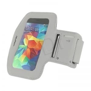 QOLTEC OPASKA SPORTOWA NA RAMIĘ DO SMARTFONA MAX 5 SZARA