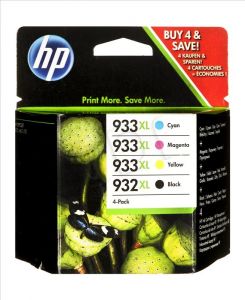 HP Tusz HP932XL+HP933XL=C2P42AE, Zestaw CMYBk, CN053AE+CN054AE+CN055AE+CN056AE