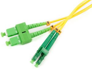 patchcord światłowodowy sm 0,5m duplex 9/125, sc/apc-lc/apc - możliwość montażu - zadzwoń: 34 333 57