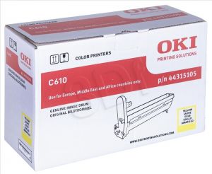 OKI Bęben Żółty C610-EPY=44315105=C610, 20000 str.