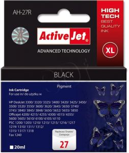 ActiveJet AH-27R tusz czarny do drukarki HP (zamiennik HP 27 C8727A) Premium