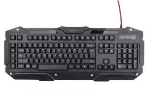 Klawiatura Gembird przewodowa KB-UMGL-01 ( czarny Podświetlenie USB ) gamingowa