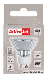 Activejet żarówka halogenowa AJE-H5010A (reflektor 50W GU10 światło dzienne)