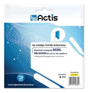 Actis KH-933YR tusz yellow do drukarki HP (zamiennik HP 933XL CN056AE) Standard