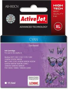 ActiveJet AB-900CN tusz cyan do drukarki Brother (zamiennik Brother LC900C) Supreme