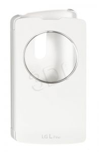 LG etui do telefonu Quick Window Circle 4,5 LG L70+ L Fino białe
