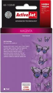 ActiveJet AB-1100MR tusz magenta do drukarki Brother (zamiennik Brother LC1100M, LC980M) Premium