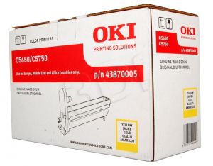 OKI Bęben Żółty C5650/C5750=43870005=C5650, C5750, 20000 str.