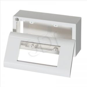 Komplet 2M Alantec biały Puszka + support + ramka 90x45