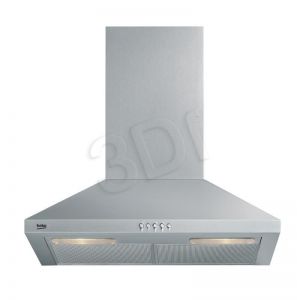 Okap Kominowy Beko CWB 6420 X (srebrny 410m3/h 600mm)