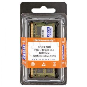 GOODRAM SO-DIMM DDR3 2048MB PC1333 CL9
