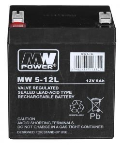 Akumulator MW Power MWL 5-12 ( 12V 5000mAh )