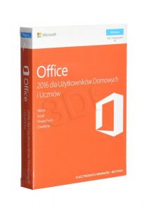 Microsoft Office Home and Student 2016 Win PL EuroZone Mlk P2