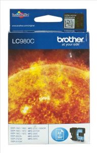 BROTHER Tusz Niebieski LC980C=LC-980C, 260 str.