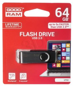 Goodram Flashdrive UTS3 64GB USB 3.0 czarny