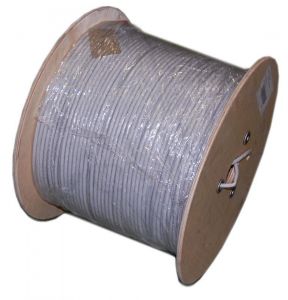 MADEX kabel, drut U/UTP (UTP) 4PR 23AWG kat.6 PVC 500m - SZARY - ULTRALINK - 100% MIEDŹ!