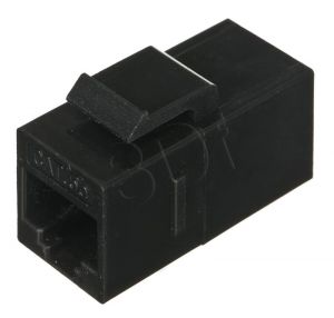 Łącznik RJ45 kat.5e UTP Alantec czarny do panela