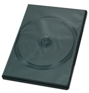 Pudełko na DVD No name 14mm czarny 5szt.