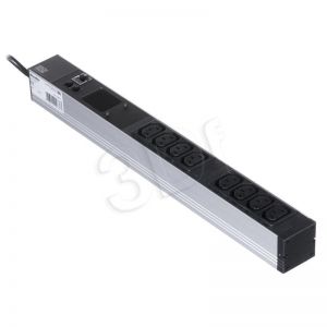 Bachmann Listwa zasilająca 329.3010 (8szt. gniazd 19\ zarządzalna po IP srebrno-czarny 2m)