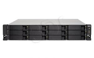 Serwer NAS QNAP TS-1263U-4G (2U HDD 12szt. Pamięć RAM 4GB Quad-core 64-bit AMD 2.0GHz Redundantne za