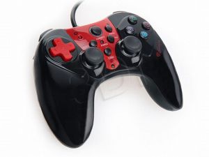 Gamepad Natec P44 ( PC,PS3 czarno-czerwony )