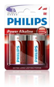Philips Bateria alkaiczna LR20 blister 2szt.