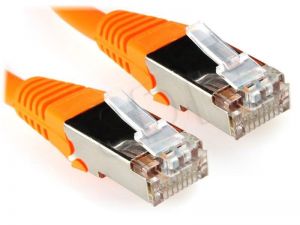 Patchcord FTP Gembird ( RJ45 - RJ45 kat.5e 0,5m pomarańczowy )