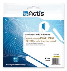 Actis KL-100Y tusz żółty do drukarki Lexmark (zamiennik Lexmark 14N1071E) Standard