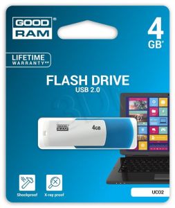 Goodram Flashdrive UCO2 4GB USB 2.0 mix kolorów