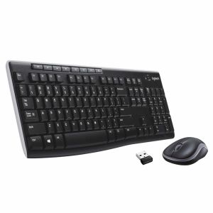 zestaw klawiatura i mysz logitech wireless combo mk270