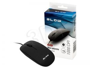 Blow Mysz przewodowa optyczna MP-30 1000dpi czarna