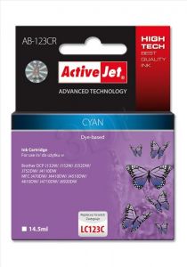 ActiveJet AB-123CR tusz cyan do drukarki Brother (zamiennik Brother LC123C) Premium