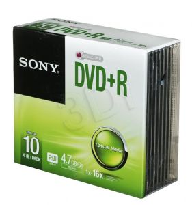 DVD+R Sony 10DPR47SS 4,7GB 16x 10szt. case