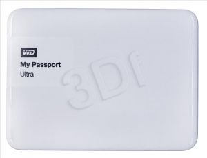 Dysk zewnętrzny Western Digital MY PASSPORT ULTRA 2000GB 2,5 USB 3.0,USB 2.0 Biały WDBBKD0020BWT