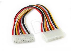 DELOCK PRZEDŁUŻACZ ZASILANIA ATX 24F/24M 0.22M
