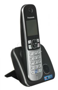Panasonic Telefon bezprzewodowy KX-TG6811PDB czarno-srebrny