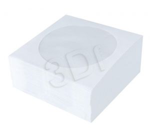 Koperta na płyty CD/DVD Esperanza 5007 126mm biały 100szt.