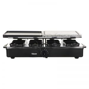 Grill elektryczny Tristar RA-2992 (1400W stołowy-otwarty z raclette, czarny)