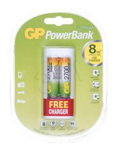 GP ŁADOWARKA USB U211 (2x270AAHCB+ład.ścienna WA12)
